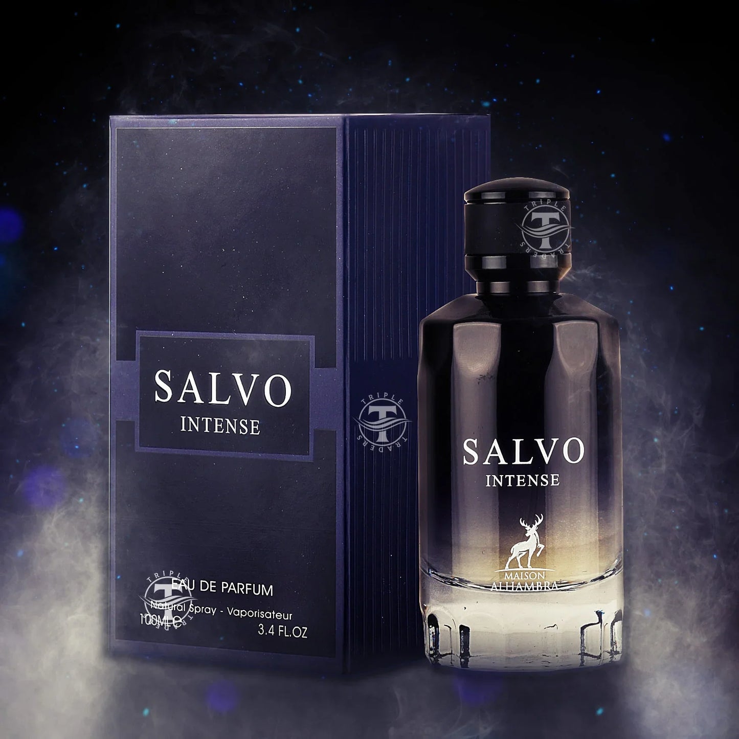 SALVO INTENSE MEN EDP - 100ML (3.4) by MAISON ALHAMBRA