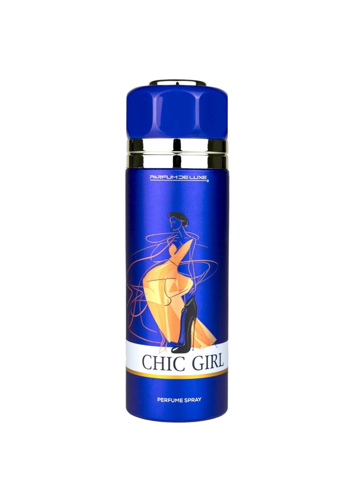 (12 PACK) CHIC GIRL 200ML BODY SPRAY