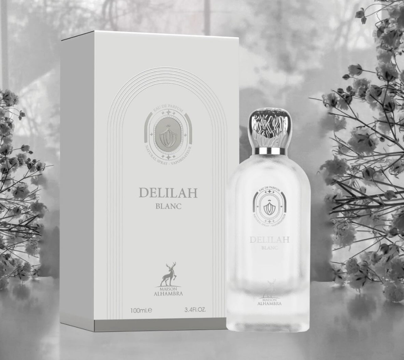 DELILAH BLANC WOMEN EDP - 100ML (3.40z) by MAISON ALHAMRA