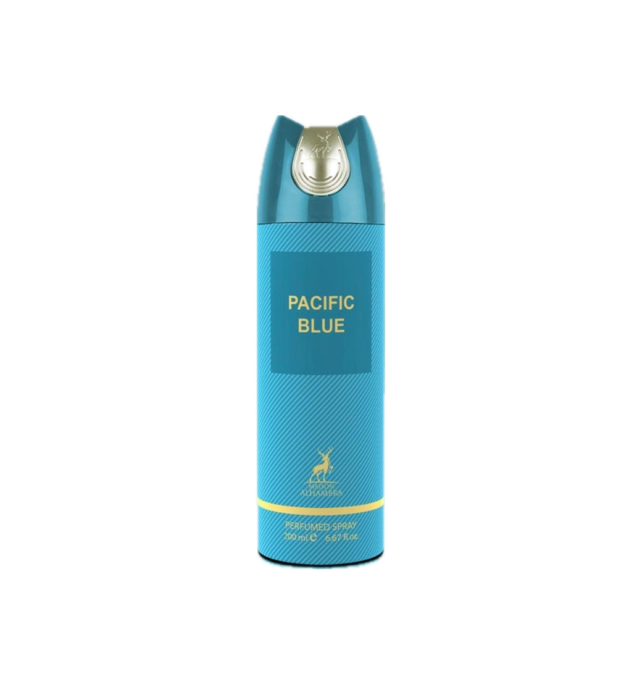 (12 PACK) PACIFIC BLUE MEN BODY SPRAY MAISON ALHAMBRA 200ML