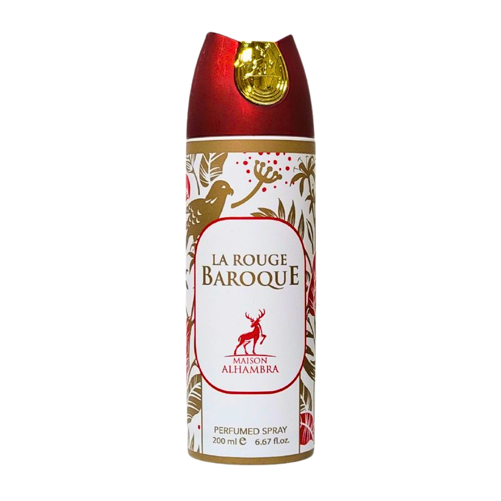 (12 PACK) LA ROUGE BAROQUE BODY SPRAY MAISON ALHAMBRA 200ML
