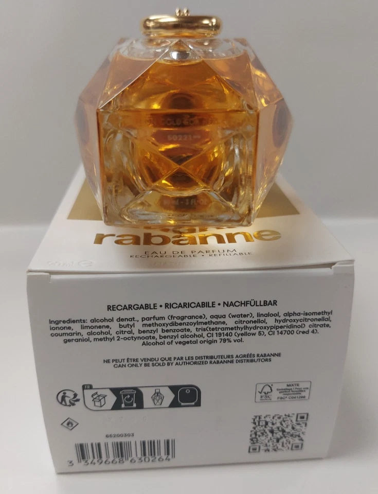 Paco Rabanne Million Gold for Women - 3 oz EDP Spray (Refillable)