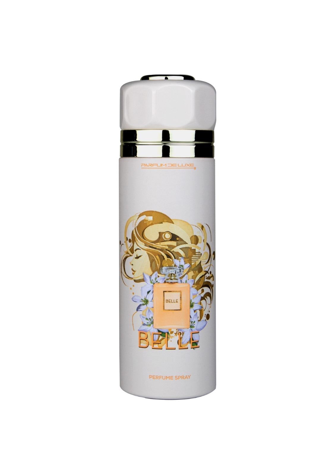 (12 PACK) BELLE WOMEN 200ML BODY SPRAY