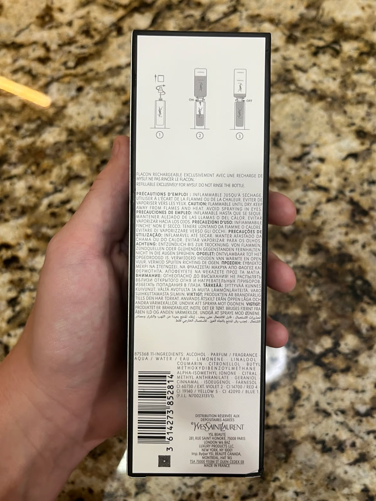 YSL Myself Mens Cologne