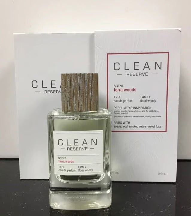 Clean Reserve Scent Terra Woods, Eau De Parfum 3.4oz As Pictured 3LA